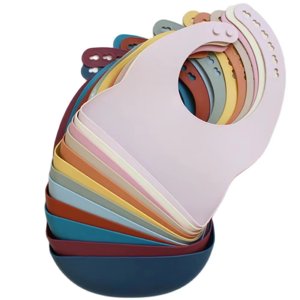 Waterproof Baby Bibs Silicone - Bib Silikon Bayi Anti Air Lembut