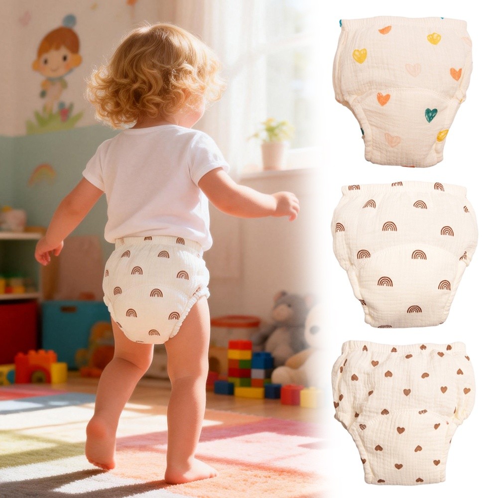 Toddler Training Pants Leak Proof - Celana Latihan Bayi Katun Kasa Bernapas