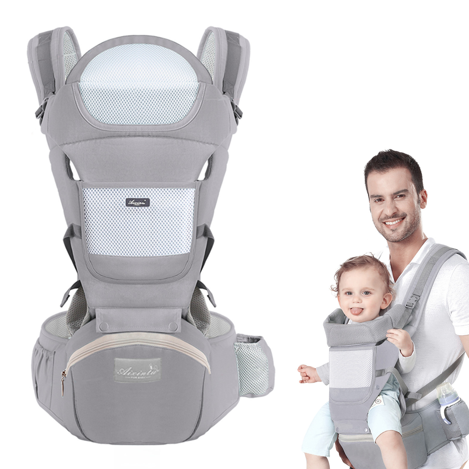 Ergonomic Baby Carrier Newborn To Toddler - Gendongan bayi multifungsi, aksesoris tas gendongan