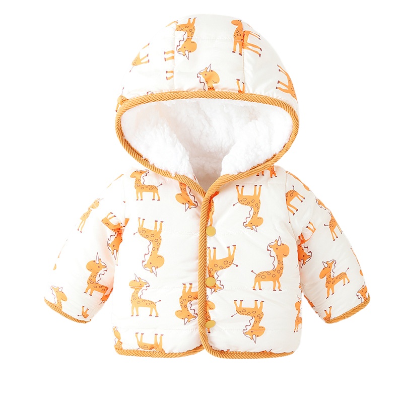 Toddler Boy Winter Fleece Jacket - Jaket bulu balita laki-laki dan perempuan,