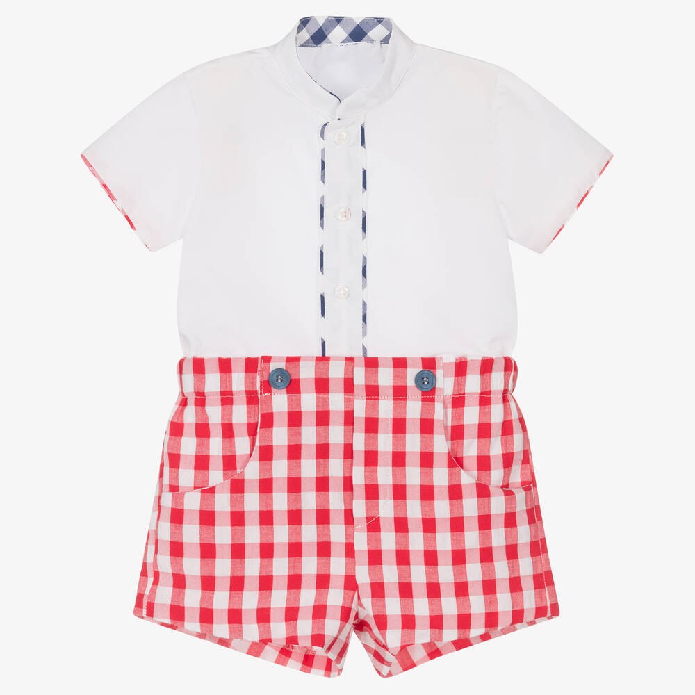 Baby Boy Suit Set Baptism - Setelan Baju Bayi Laki-laki Spanyol Pakaian