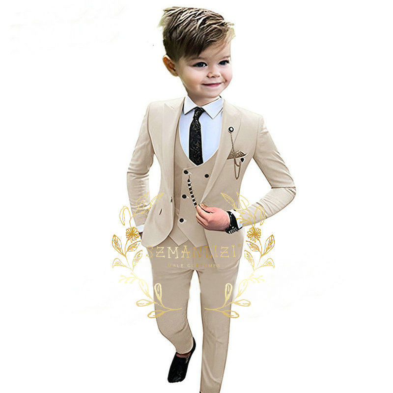 Celana Rompi Blazer Krem Anak  - Baby Boy Suit Set Baptism ulasan dan harga