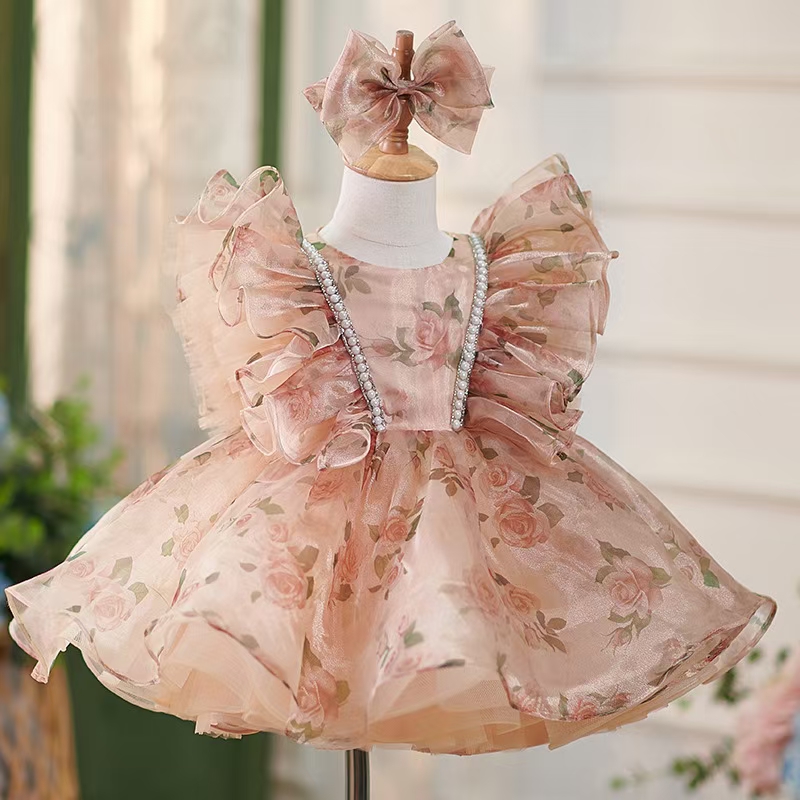 Gaun Pesta Anak Perempuan Drea - Toddler Girl Tulle Party Dress ulasan dan harga