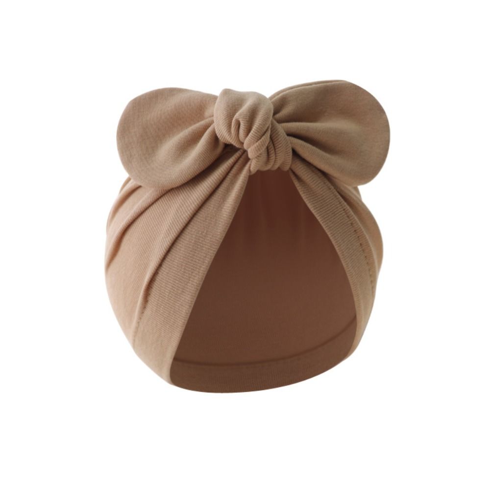 Topi Simpul Bunga Lucu Topi Te - Infant Beanie Hat With Ears ulasan dan harga