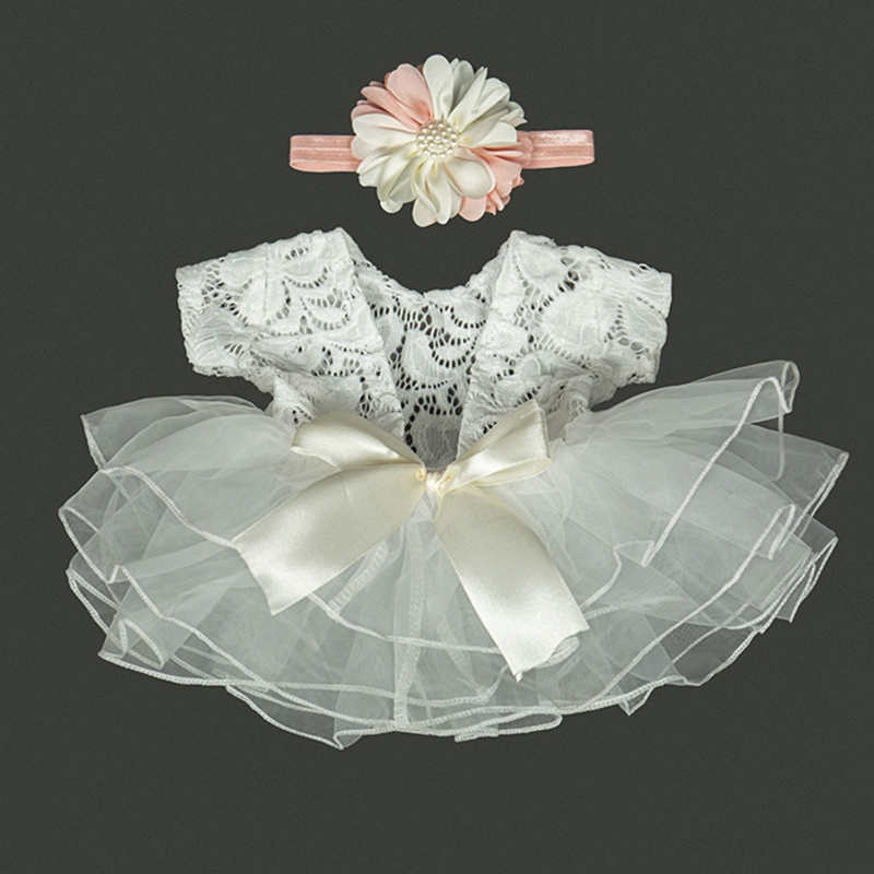 Rok Ikatan Simpul Renda Pakaia - Infant Photography Props Outfit ulasan dan harga